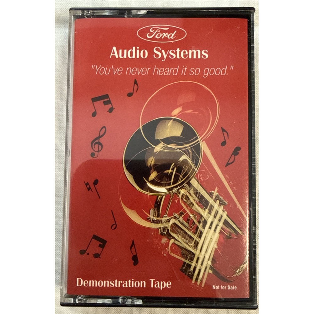 Ford Audio System Demo Cassette Tape You've Never Heard It So Good Vintage Promo